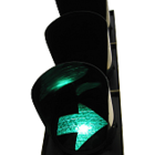 Grønt trafiklys Grønt trafiklys