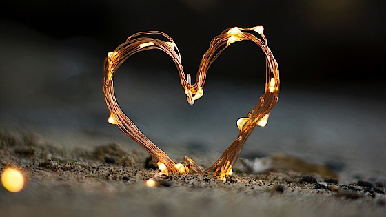 Hjerte med lys Hjerte med lys