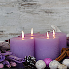 Adventskrans lilla Adventskrans lilla